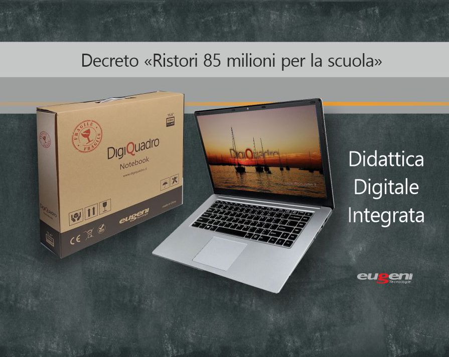 Decreto Ristori 85 milioni – Notebook per la didattica a distanza